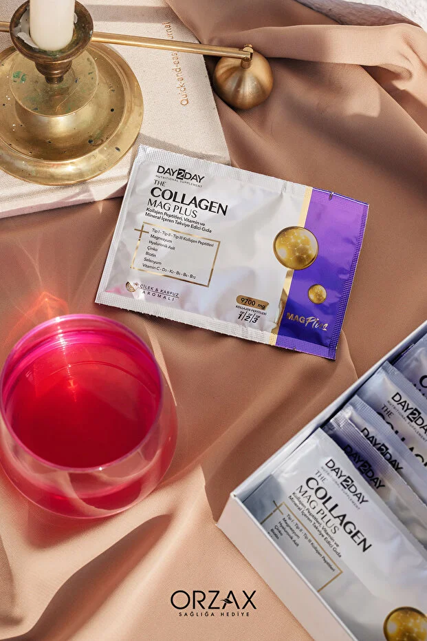 The Collagen Mag Plus Tip 1-2-3 Kolajen-Çilek Karpuz-Magnezyum,HA,C-D3-K2-B5-B6-B12 Vitamin 30Saşe The Collagen Mag Plus Tip 1-2-3 Kolajen-Çilek Karpuz-Magnezyum,HA,C-D3-K2-B5-B6-B12 Vitamin 30Saşe